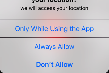 Choose Only While Using the Phone to Stop Sharing Location Setting on iPhone When You Don't Want to