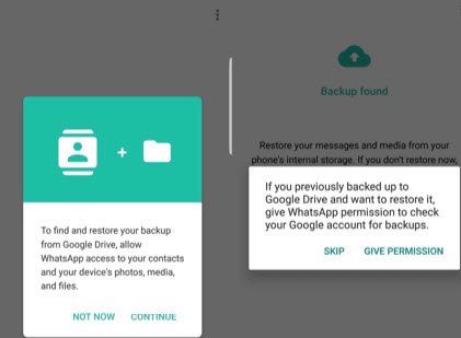 Read encrypted WhatsApp messages via Google Drive 