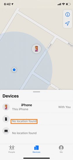 Use find my to track iPhone location