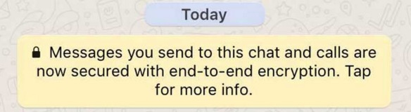 WhatsApp encryption