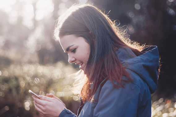 Woman Getting Text Messages from Another Phone Sent to Mine.png