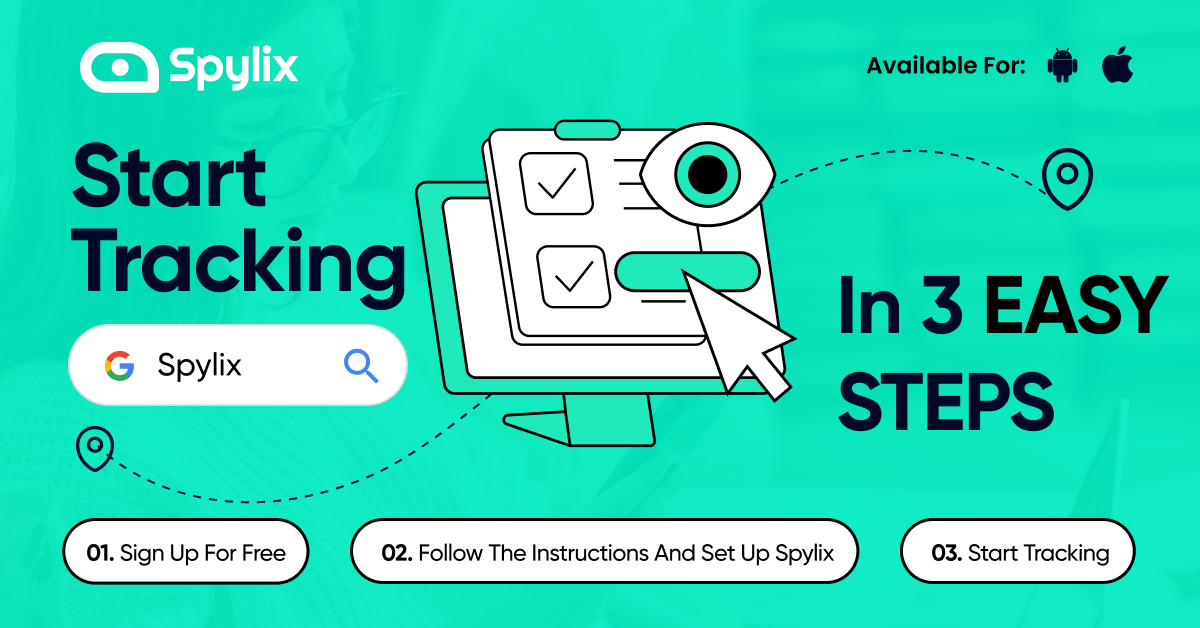 Share location on Android and iPhone using Spylix