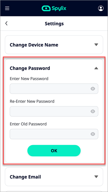 Change password