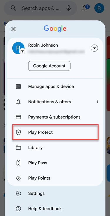 Device disable google play protect 2