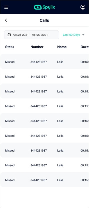 Spylix Allows Call Logs Tracking