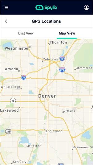 Spylix Shows iOS GPS Location Details
