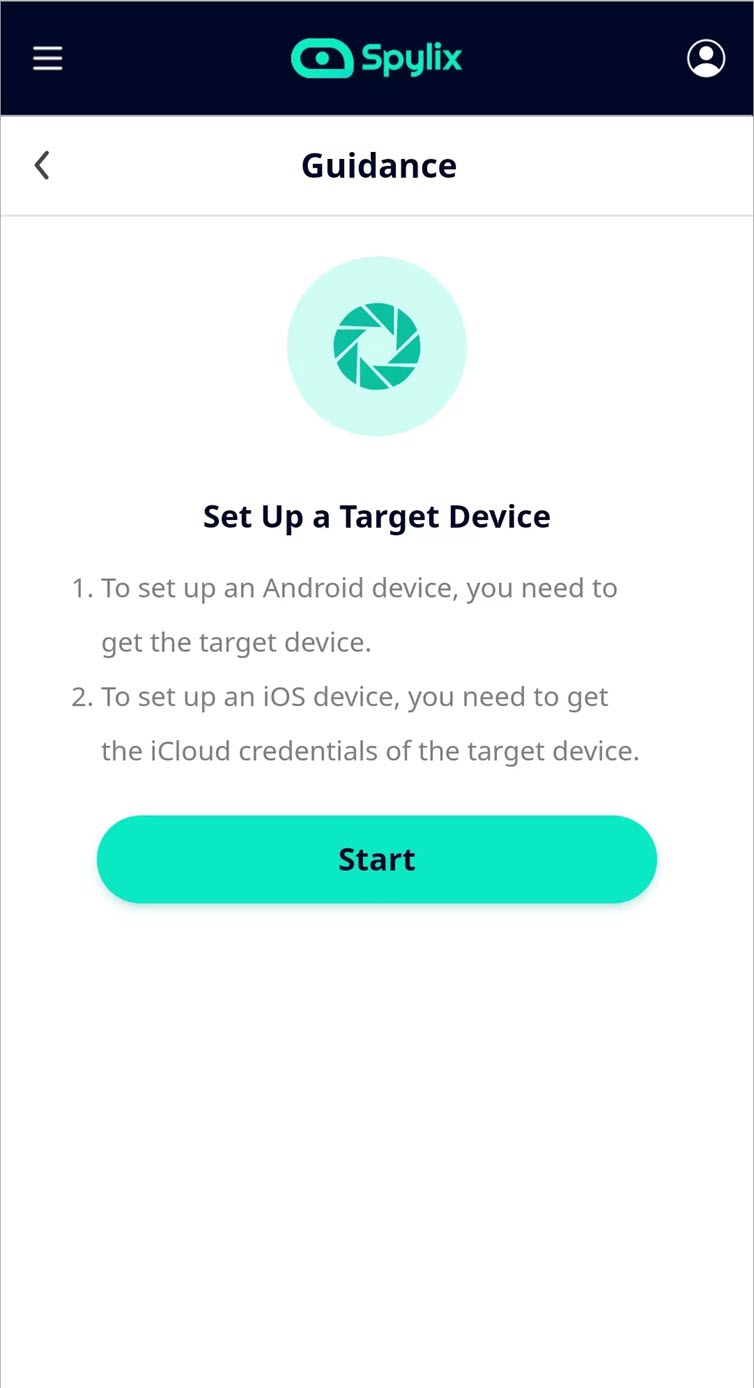 Setup Spylix on the targeted device