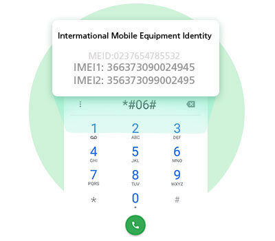 Equipent Identity for IMEI Number Tracking