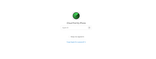 Login to iCloud to Use Find My iPhone