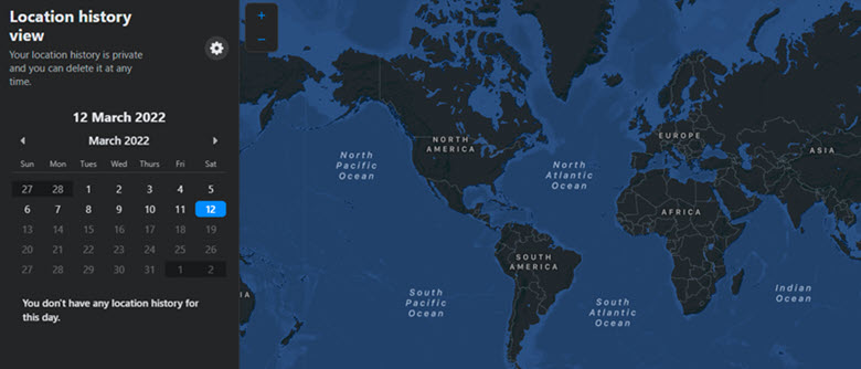 Input Account Password and Proceed to View the Location History to Track Someone's Location