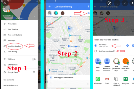 Steps Using Google Maps to Locate A Cellphone Online for Free