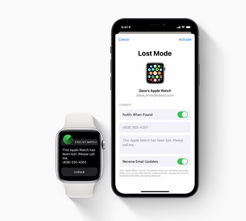 Turn on Lost Mode of Apple Watch to Track its Location