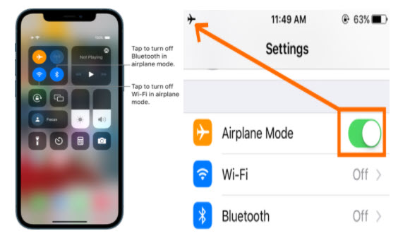Turn on the Airplane Mode Feature for iPhone Users to Make Your Phone Impossible to Track
