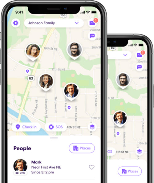 Life360で パートナー位置情報を見つける