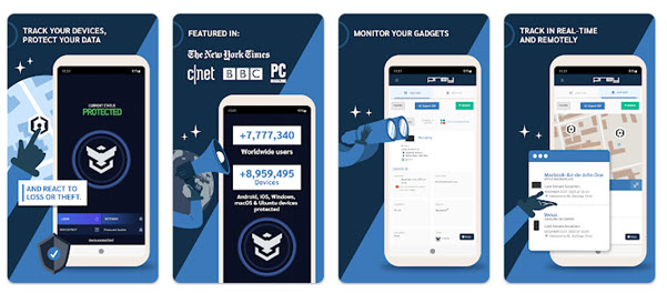 iPhone監視アプリPrey Anti Theft