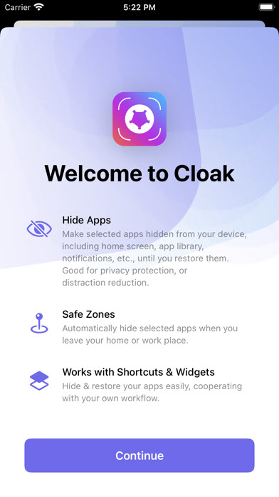 アプリを隠すおすすめアプリCloak