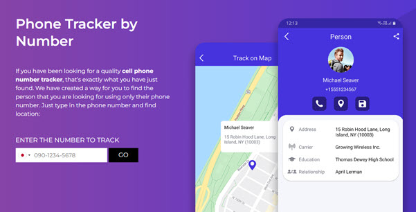 電話番号から相手の位置情報がわかるアプリ・Number Tracker Pro