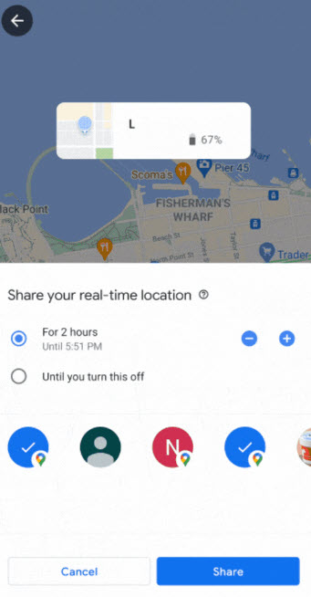 相手の位置情報がわかる無料アプリGoogleマップ