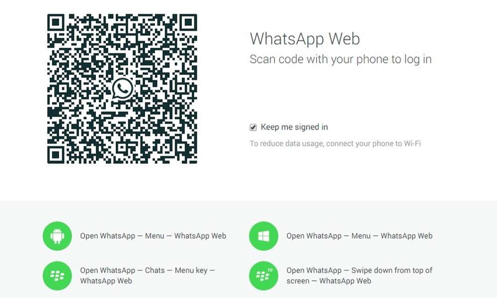 QR kodu ile WhatsApp mesaj okuma