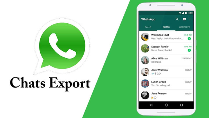 WhatsApp sohbetleri dışarı aktarma