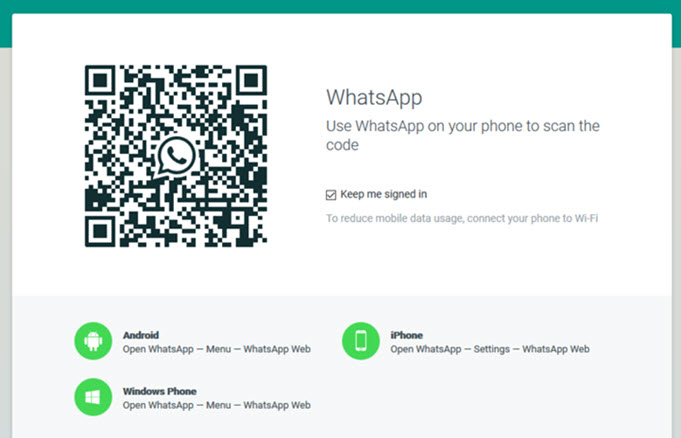 WhatsApp QR kodu ile mesajları okuyun